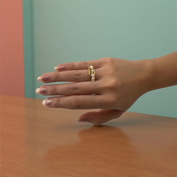 Moonlit Bound Ring – Subtle Power, Divine Peace