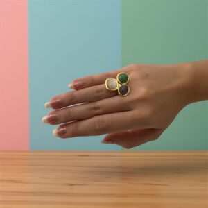 Celestial Trinity Ring – Heal, Protect, Awaken