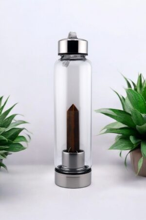 Power Flow Crystal Bottle – Tiger Eye Edition