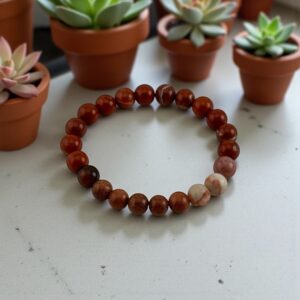 Rooted Flame – Grounding Energy Bracelet