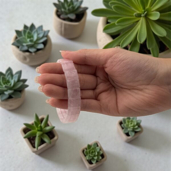 Rose Quartz Glow Bracelet – Radiance of Gentle Love - Image 4