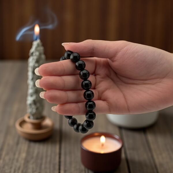 ShadowGuard – 10mm  Stone: Black Obsidian (For protection, energy shielding, and clearing negativity) - Image 3