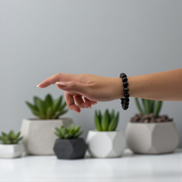 ShadowGuard – 10mm  Stone: Black Obsidian (For protection, energy shielding, and clearing negativity) - Image 2