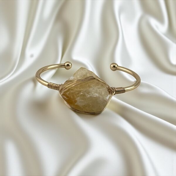 Citrine Solar Luxe Cuff – Unblock Your Abundance