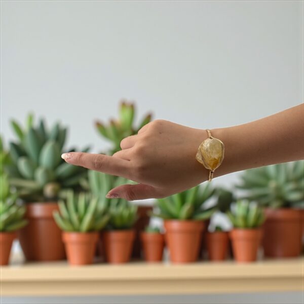 Citrine Solar Luxe Cuff – Unblock Your Abundance - Image 4