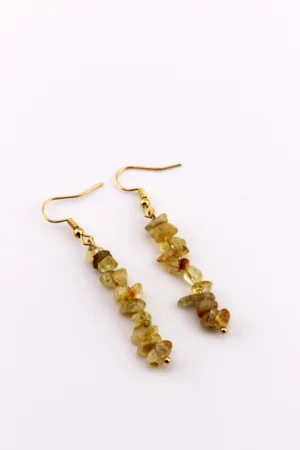 Golden Swirl Earrings – Attract Abundance, Stay Grounded