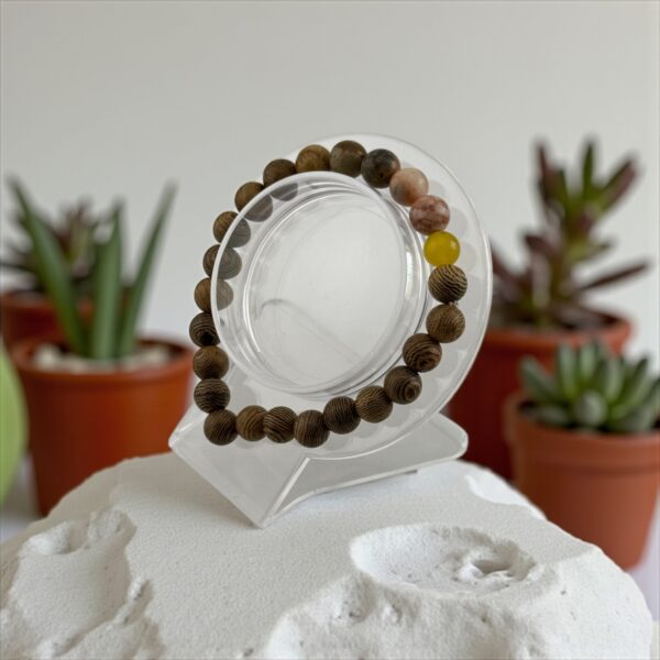 Agate Solar Roots – Nature & Abundance Bracelet - Image 3