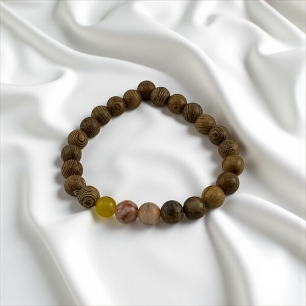 Agate Solar Roots – Nature & Abundance Bracelet