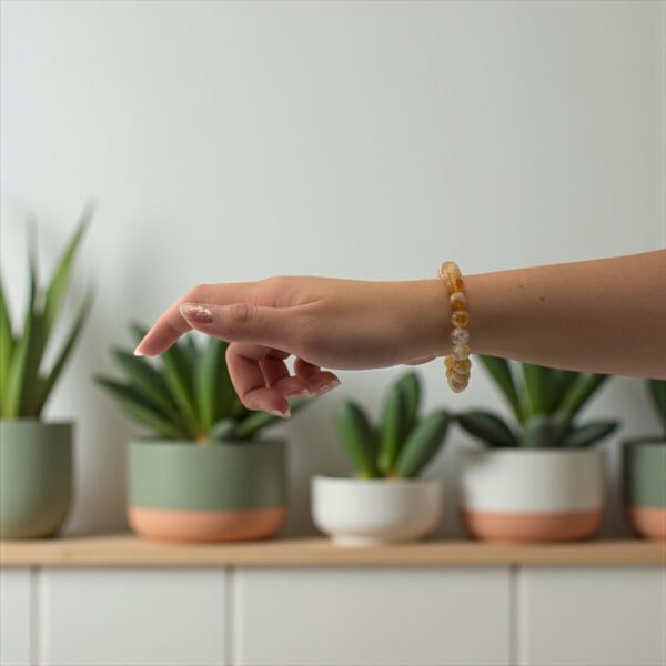 VaultOpen – 10mm  Stone: Citrine (For receiving energy, blocked abundance, and emotional openness to success) - Image 3