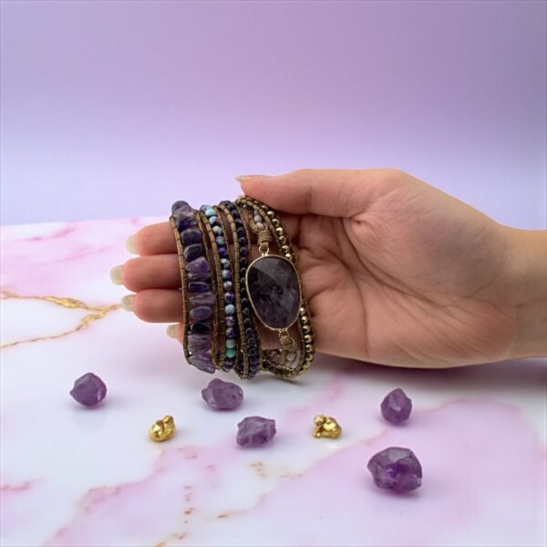 Violet Oath Stone: Amethyst, Purple Jasper, Lapis Lazuli Purpose: Deepens romantic trust, attracts committed love, and heals past betrayal in relationships - Image 4