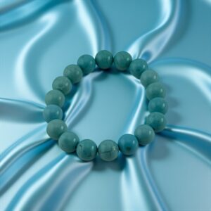 VoiceVeil – 12mm  Stone: Turquoise (For suppressed emotions, fear of expression, and feeling misunderstood)