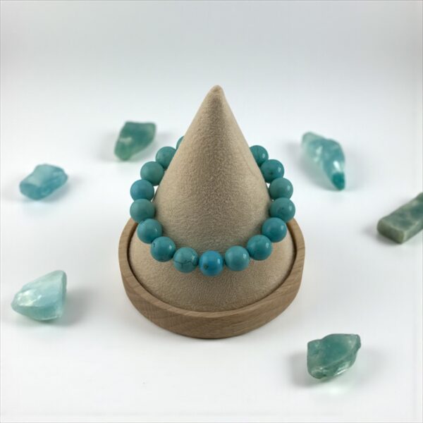 VoiceVeil – 12mm  Stone: Turquoise (For suppressed emotions, fear of expression, and feeling misunderstood) - Image 4